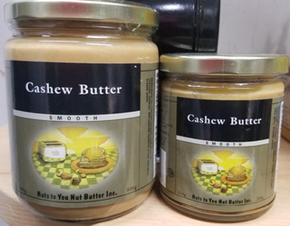 Cashew Butter - Smooth (Nuts to You)